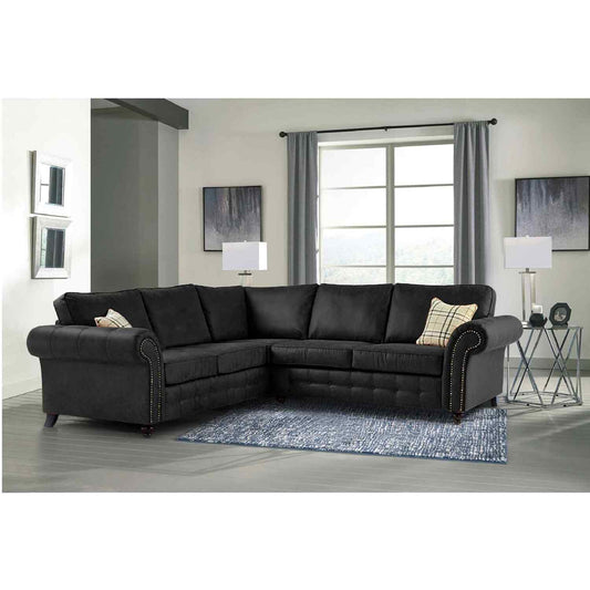 Oakland Corner Sofa Black