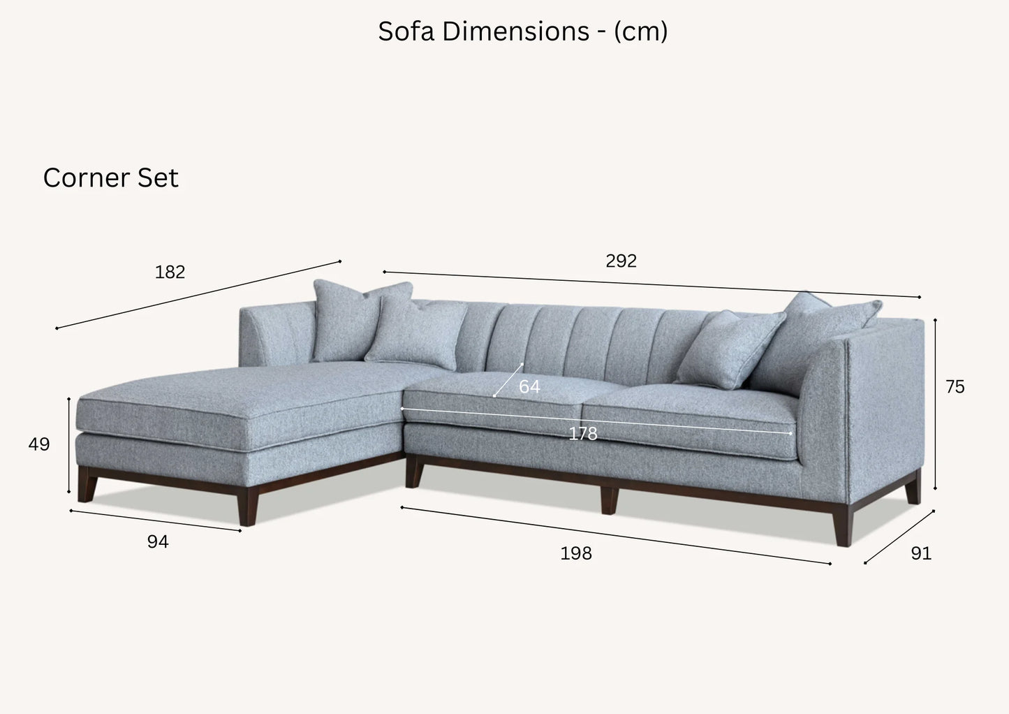 Aluxo Cooper Corner Sofa