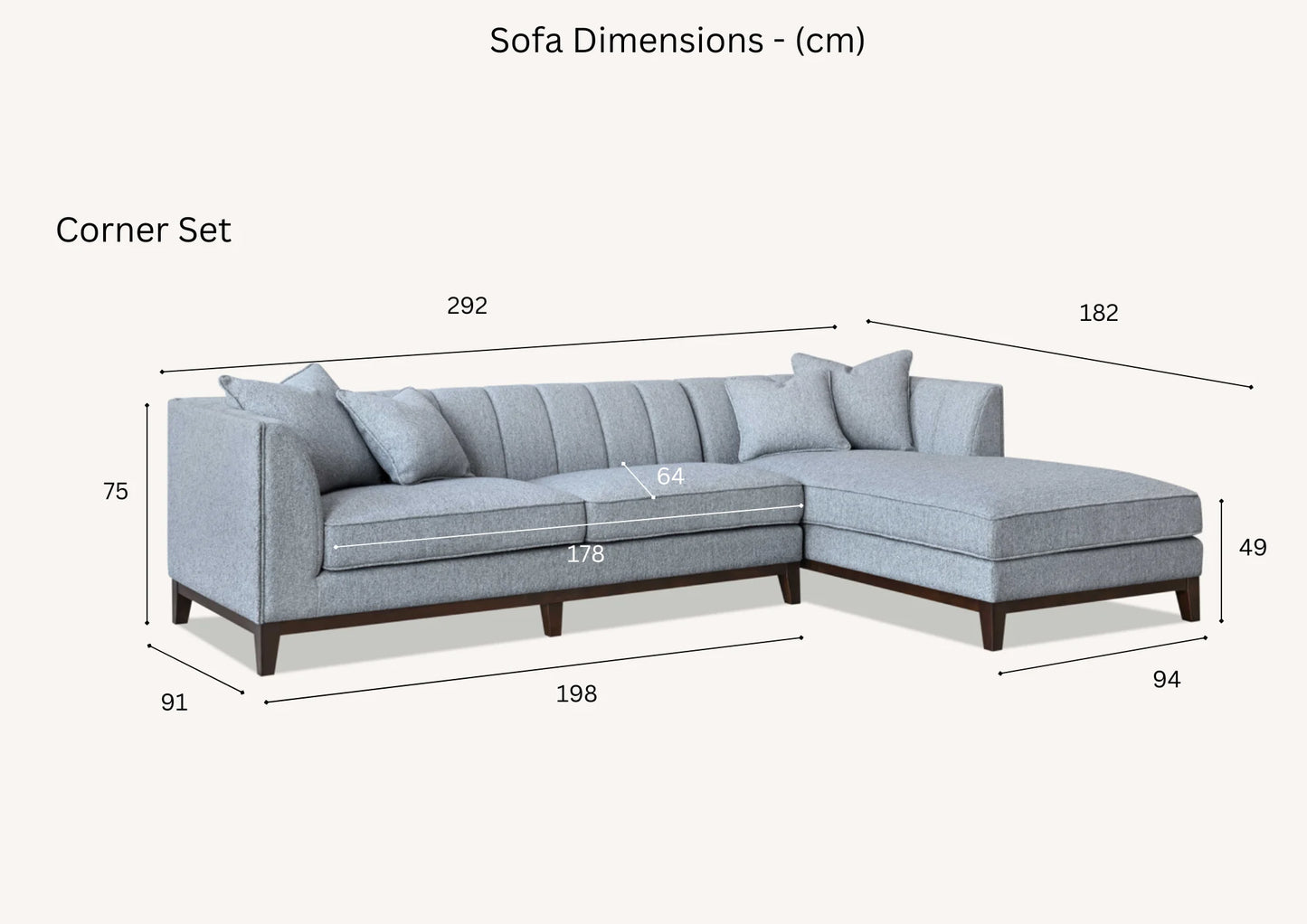 Aluxo Cooper Corner Sofa