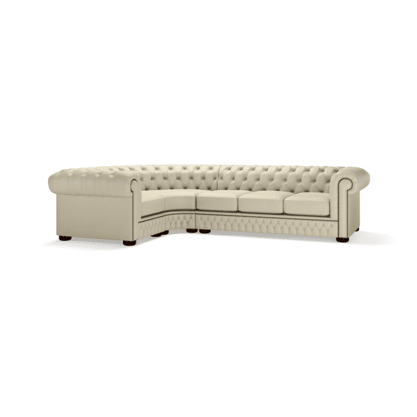 Copy of Charles Real Leather 5 Seater Chesterfield Corner 1c3.