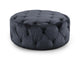 Paris Chesterfield round footstool