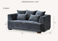 Aluxo Gramercy 3+2 Sofa Set